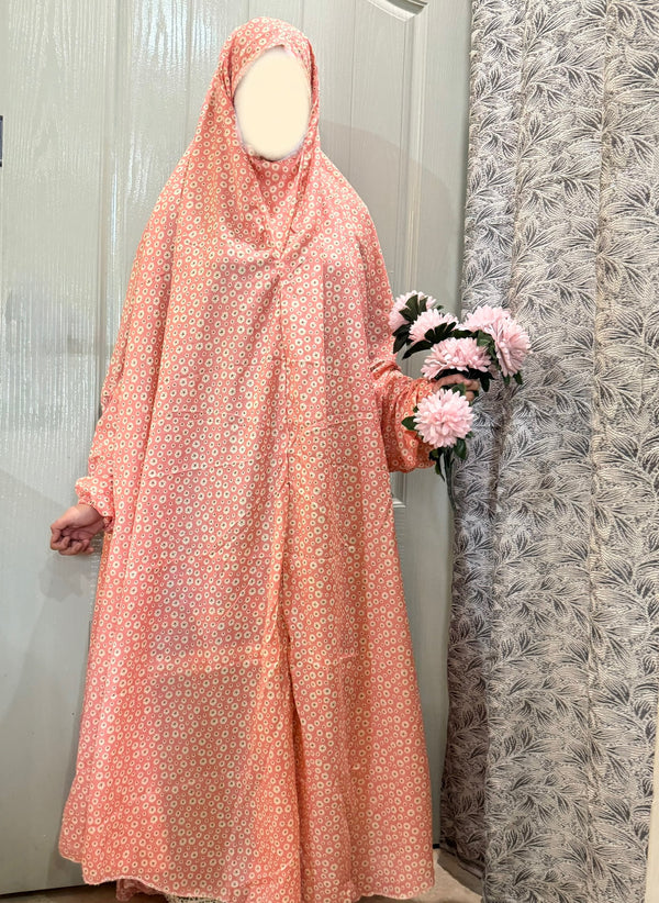 Namaz Gown- Pink Noor
