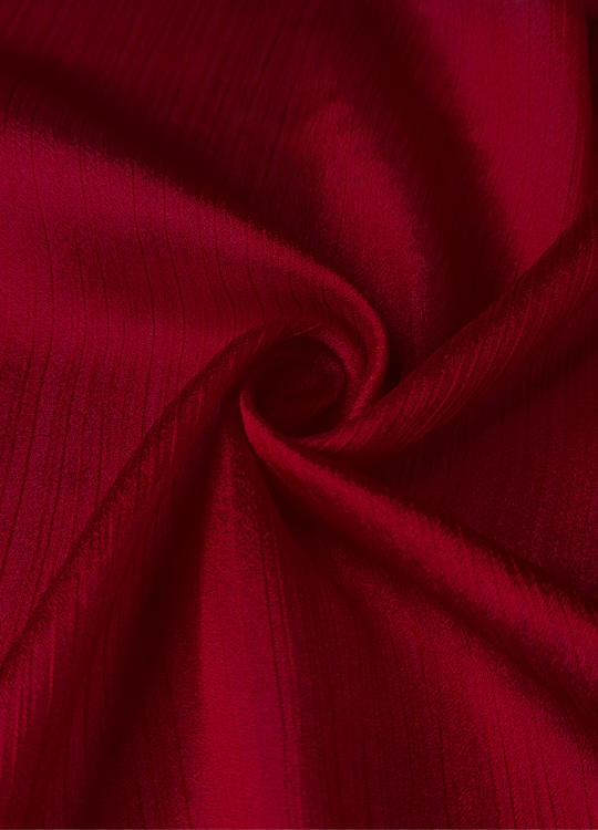 Crinkle Silk Hijabs - Red Cherry