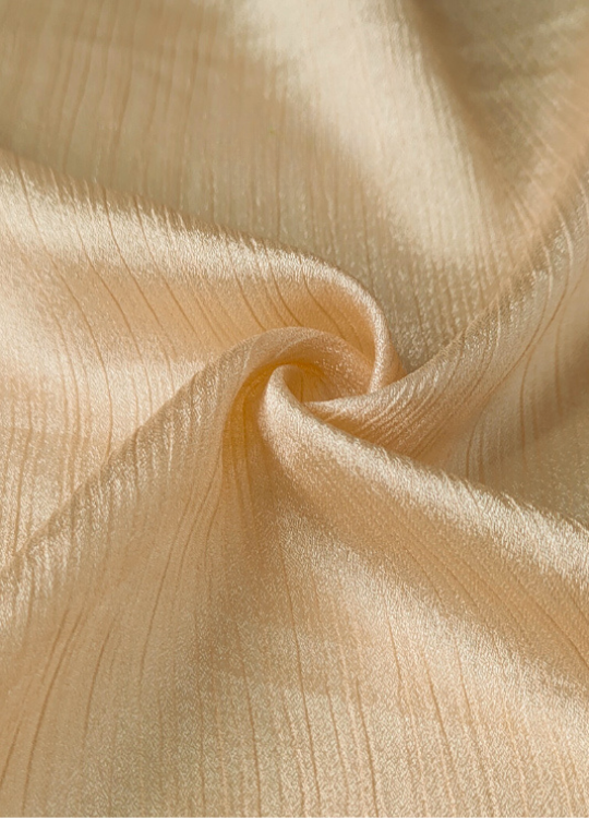Crinkle Silk Hijabs - Golden Beige
