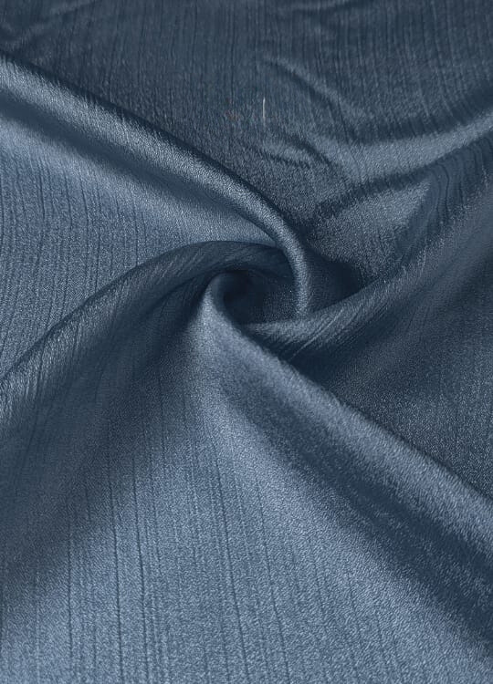 Crinkle Silk Hijabs - Greyish Blue