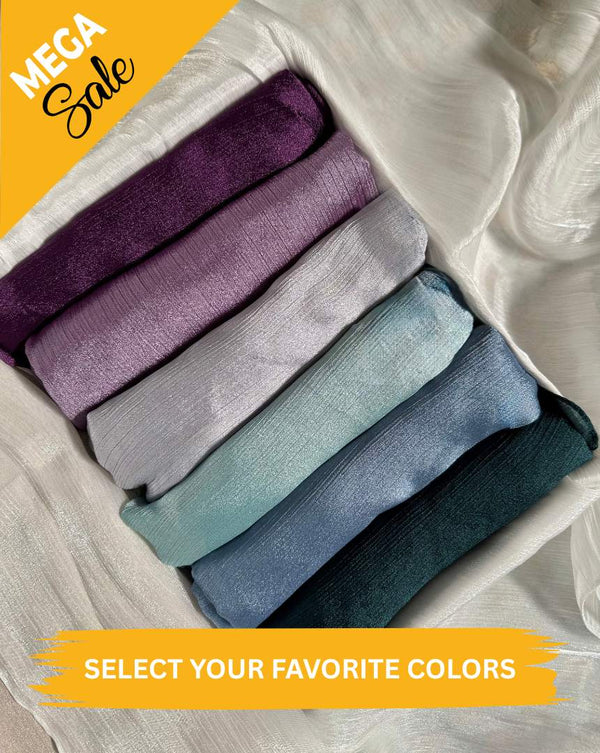 Crinkle Silk - Bundle of 6