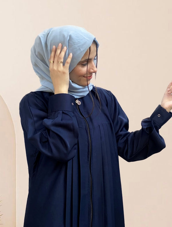 Abaya Series- Navy Blue Zipper