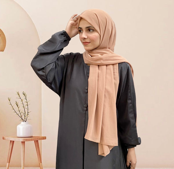 Abaya Series- Charcoal Minimal