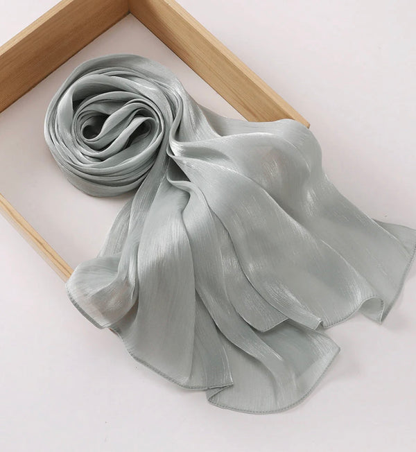 Organza Silk- Cool Green