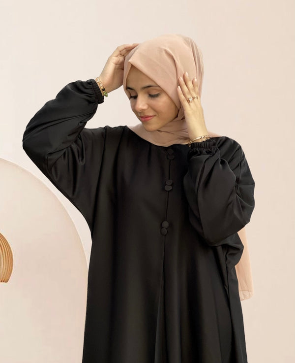 Abaya Series- Black Minimal